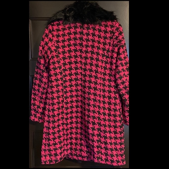 ❤️Jessica Simpson❤️Houndstooth Peacoat - Picture 6 of 15